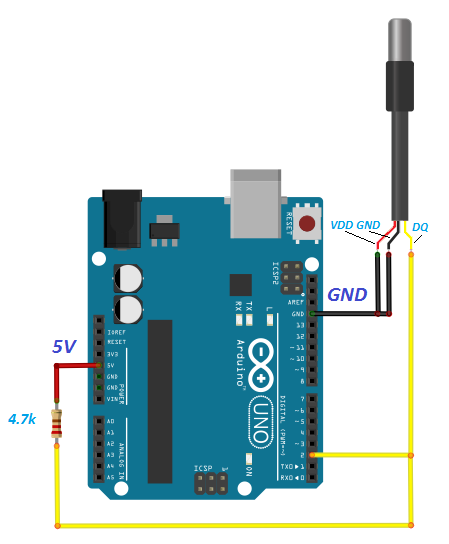 Menggunakan Sensor Suhu Ds18b20 Pada Arduino Jurusan Elektro Terbaik Di Sumut 0340
